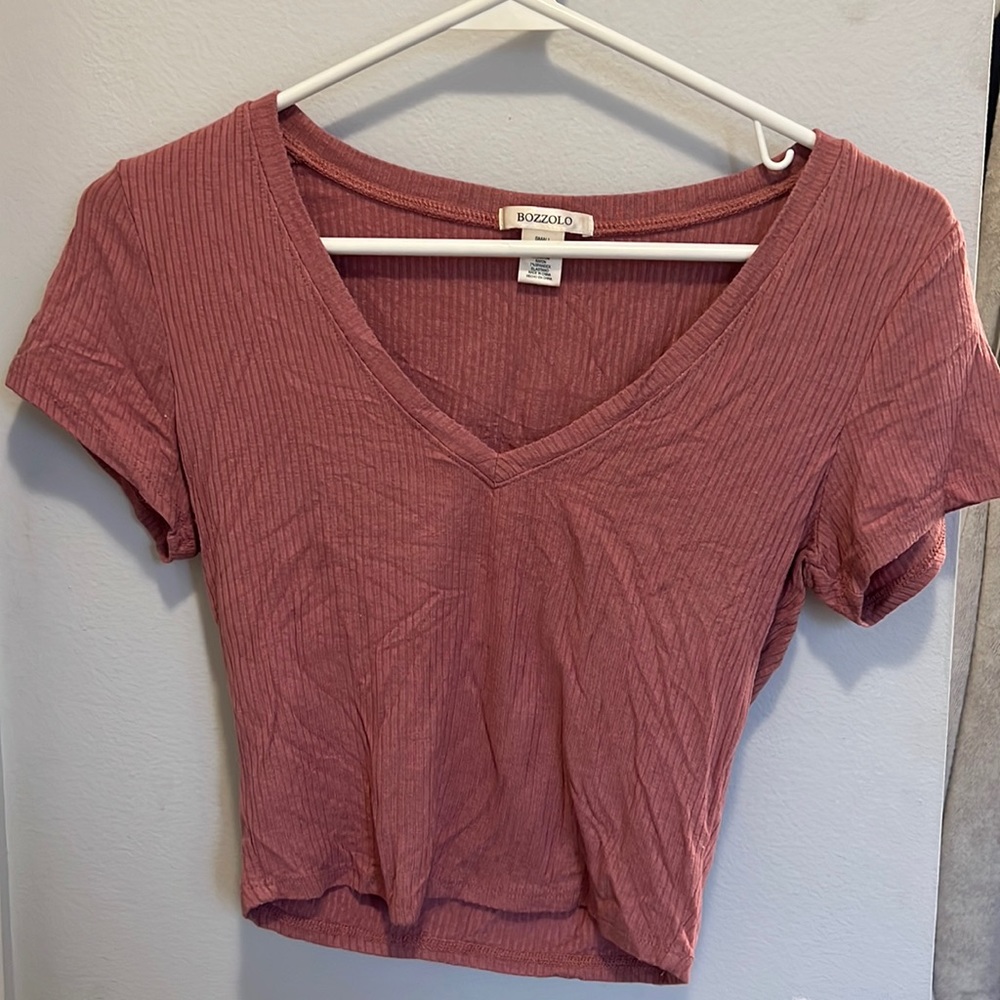 Cropped tee shirt